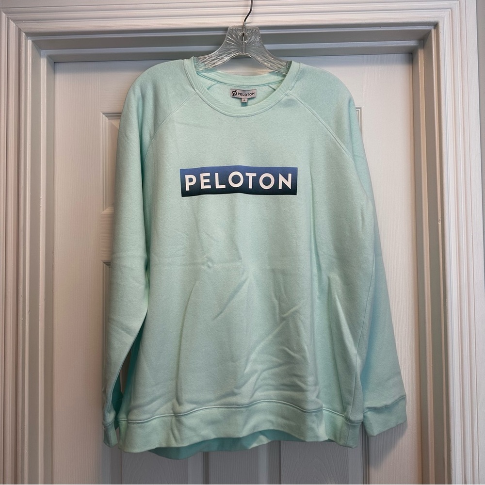 Peloton Light Blue Sweatshirt
